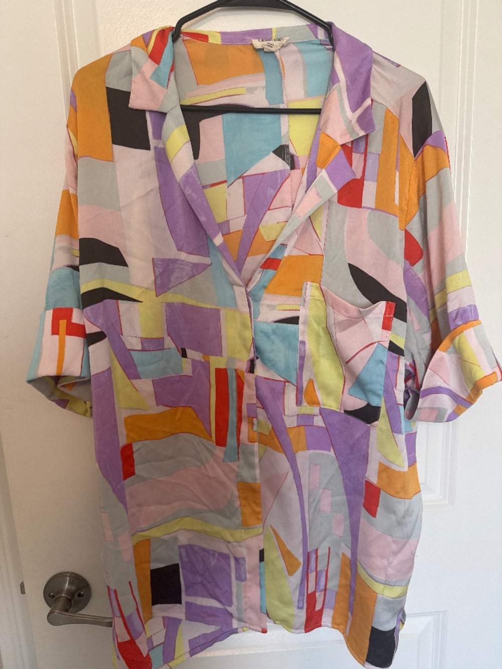 Multi color multi shape blouse
